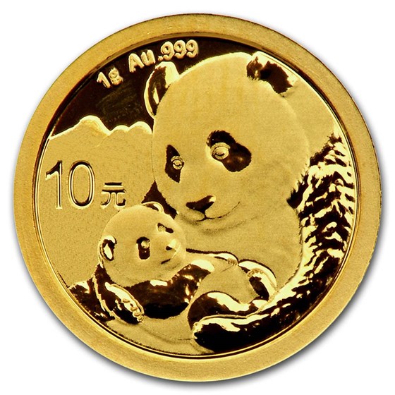 2019 China 1 gram Gold Panda BU (Sealed) 2019 China 1 gram Gold Panda BU (Sealed)